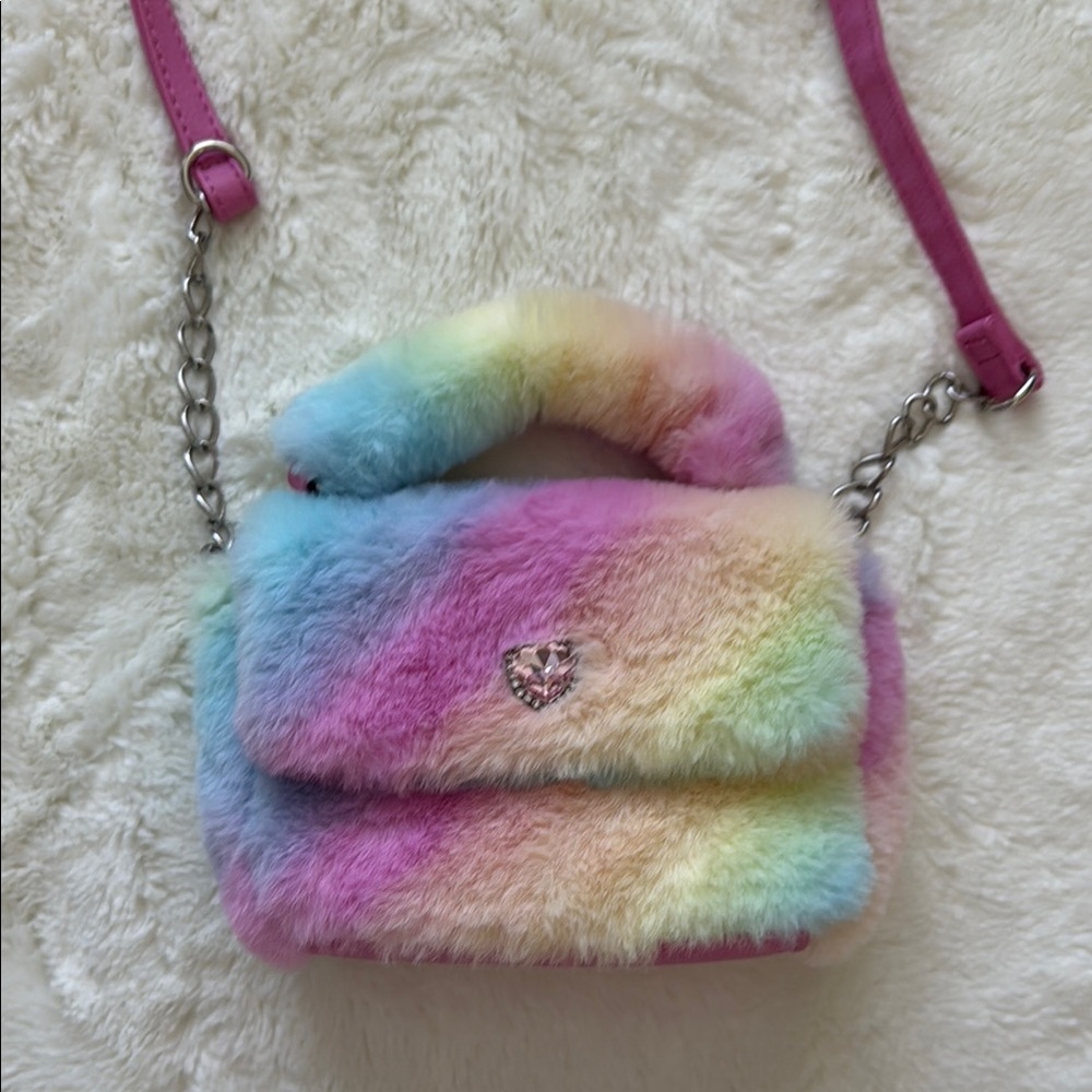 Rainbow Plush Kids Purse /m